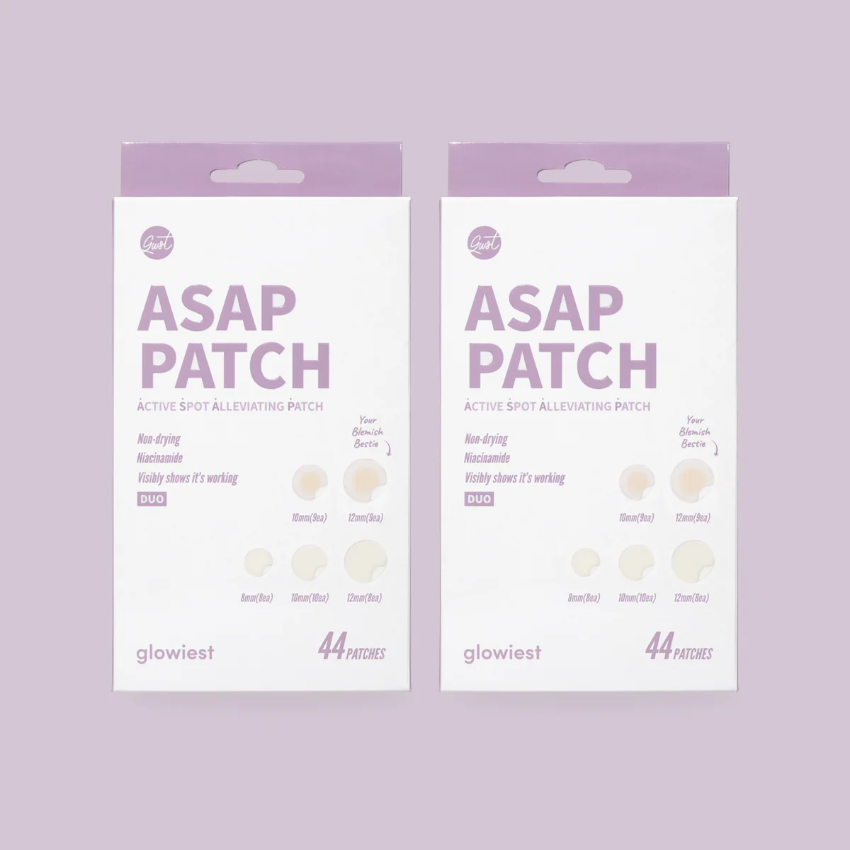 glowiest ASAP Patch Duo 44 Patches l Set of 2 (88 Patches)