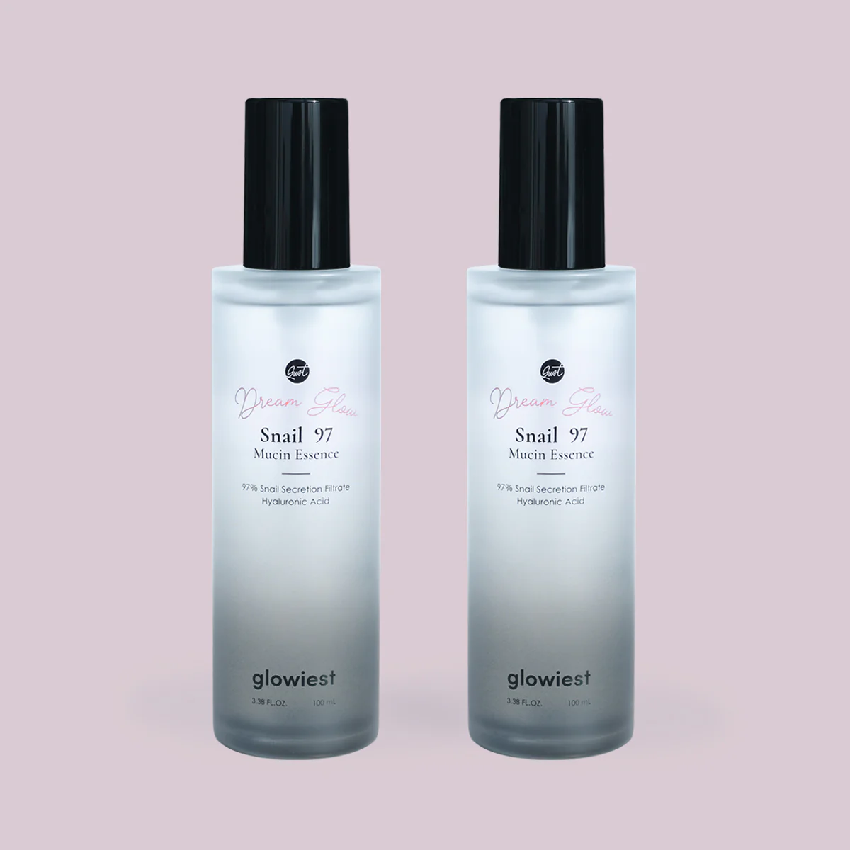 glowiest Dream Glow Snail 97 Mucin Essence 100ml l Set of 2