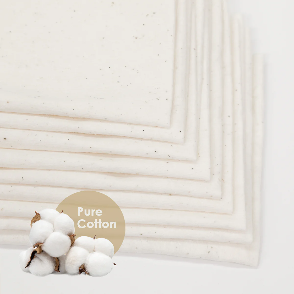 glowiest Daily Rituals Facial Cotton Towels - Large Essentials 80 Pads - Image 5