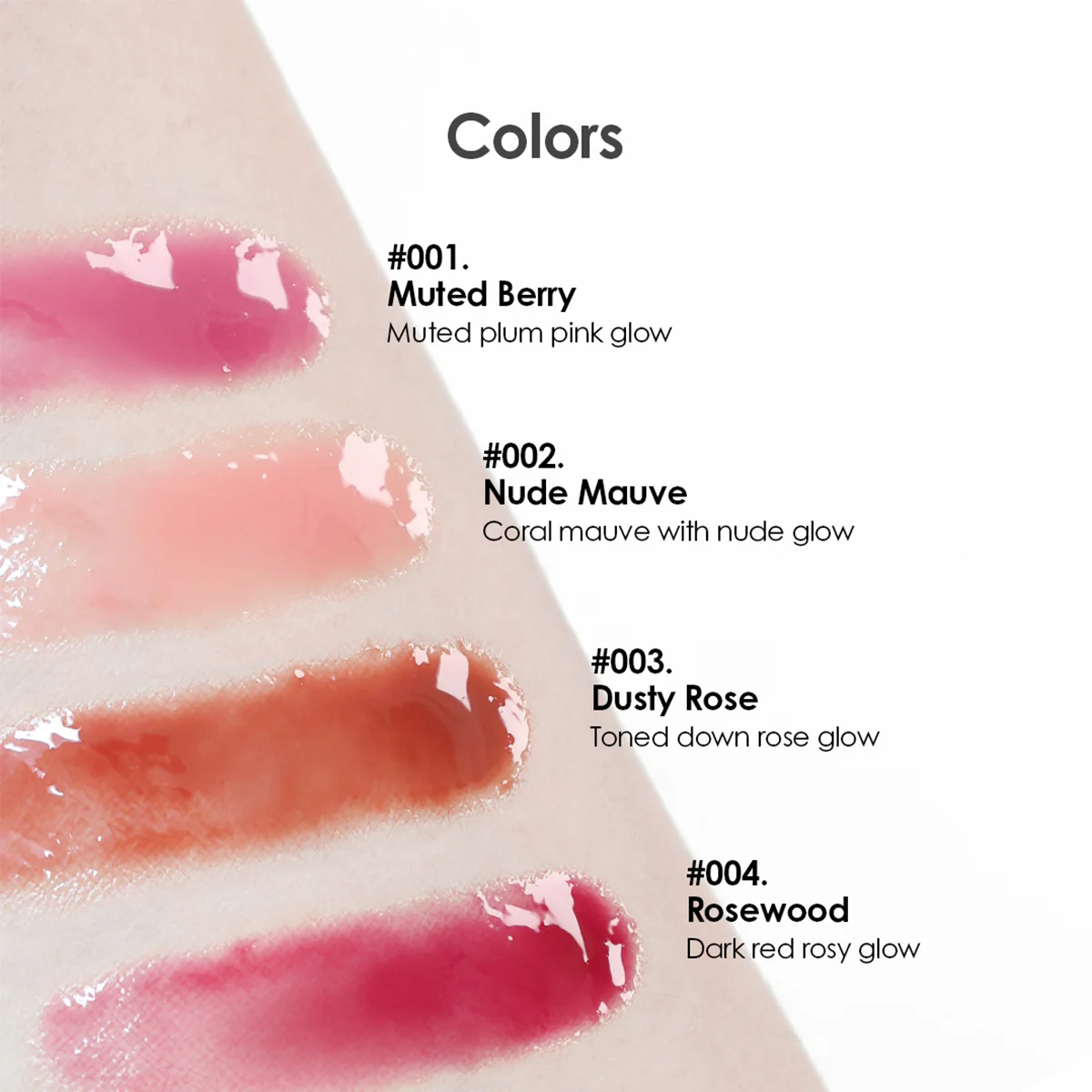 glowiest Dream Glow Tinted Lip Oil - 004 Rosewood - Image 4
