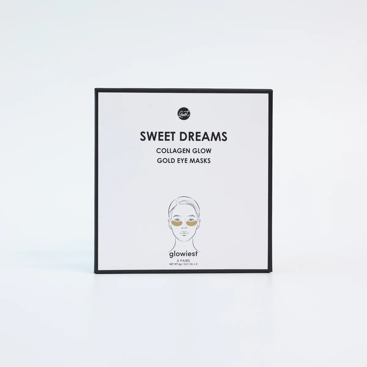 glowiest Sweet Dreams Collagen Glow Gold Eye Masks (0.21 oz.*5ea) - Image 3