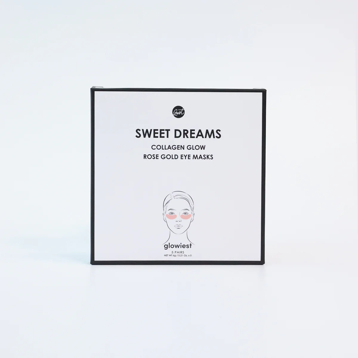 glowiest Sweet Dreams Collagen Glow Rose Gold Eye Masks (0.21 oz.*5ea) - Image 3