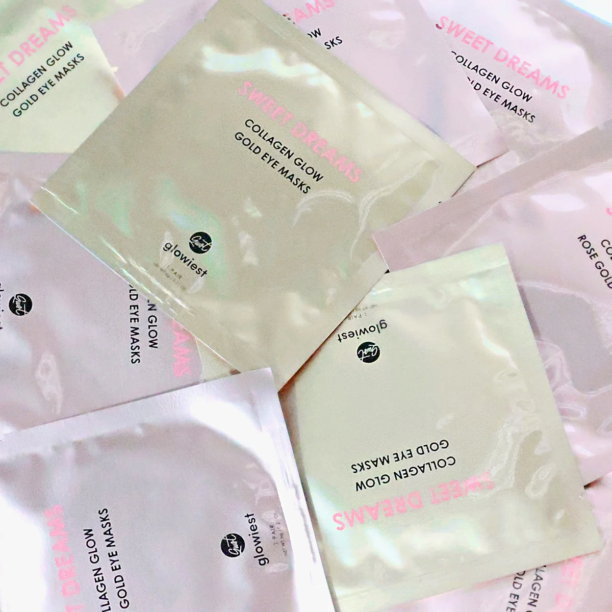 glowiest Sweet Dreams Collagen Glow Rose Gold Eye Masks (0.21 oz.*5ea) - Image 6