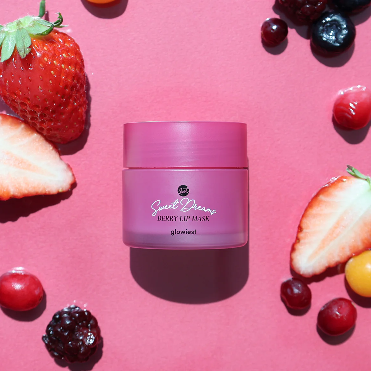 glowiest Sweet Dreams Berry Lip Mask (0.71 oz.) l Set of 2 - Image 2