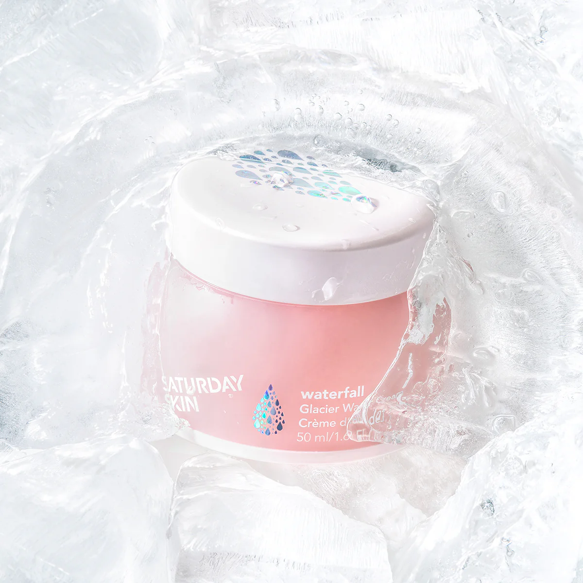 Saturday Skin Waterfall Glacier Water Cream 50ml - Image 3