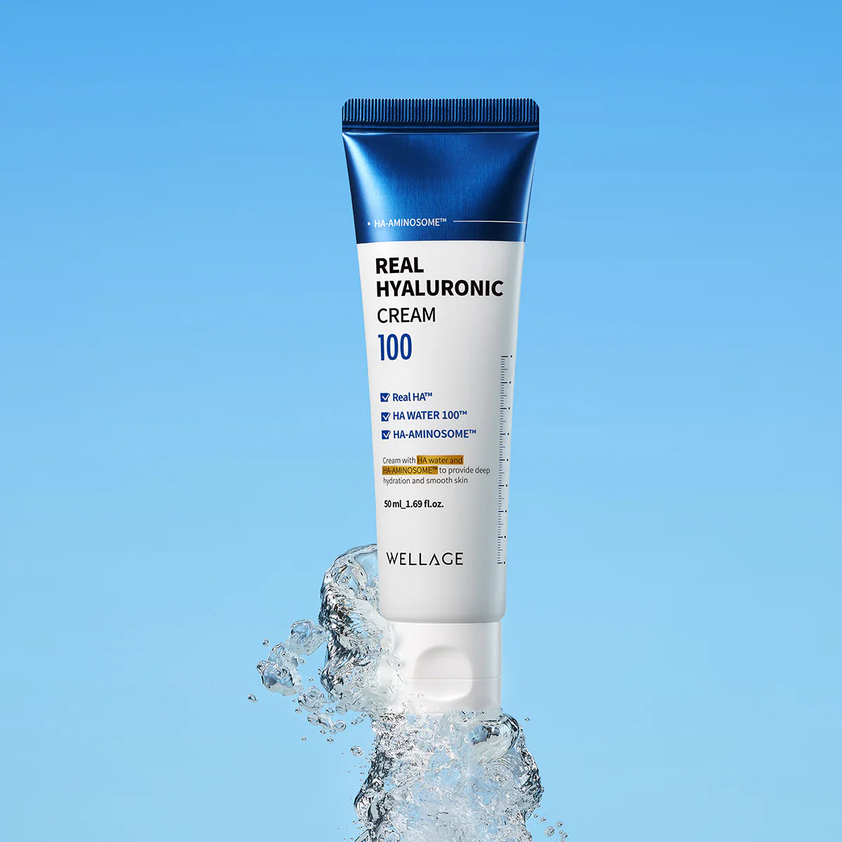 WELLAGE Real Hyaluronic Cream 100 80mL - Image 3