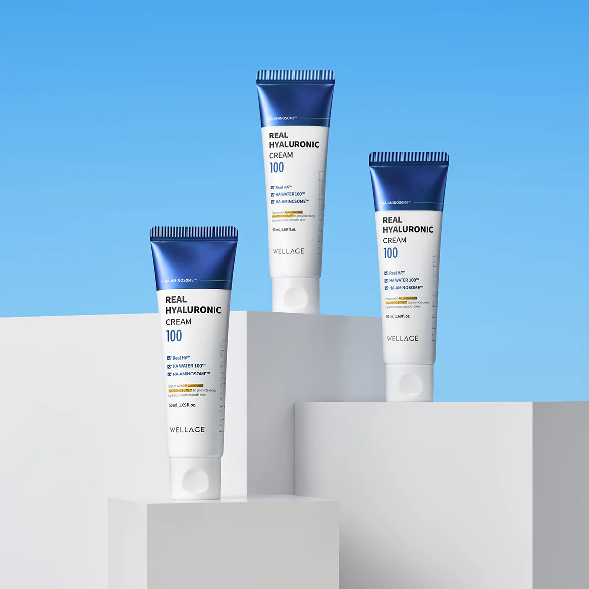 WELLAGE Real Hyaluronic Cream 100 80mL - Image 4