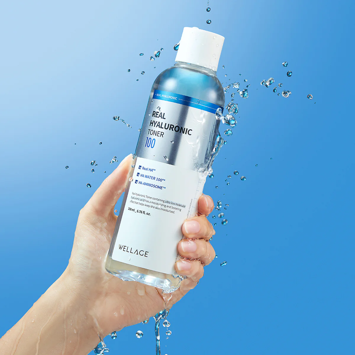 WELLAGE Real Hyaluronic Toner 200mL - Image 3